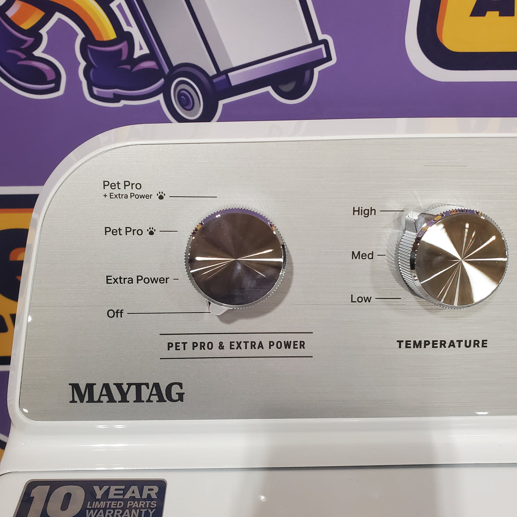 Pictures of Maytag 7.0 Cu Ft. Load Electric Dryer with Extra Power and Pet Pro Option 6SD38 - MED5605RW - Scratch & Dent (Minor) - Neu Appliance Outlet - Discount Appliance Outlet in Austin, Tx