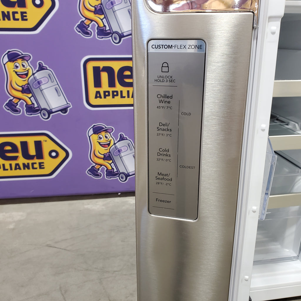 Frigidaire Gallery 22 Cu. Ft. Counter-Depth 4-Door Energy Star Certified Refrigerator in Smudge-Proof Stainless Steel 4SD246 - GRQC2255BF - Scratch & Dent (Minor)