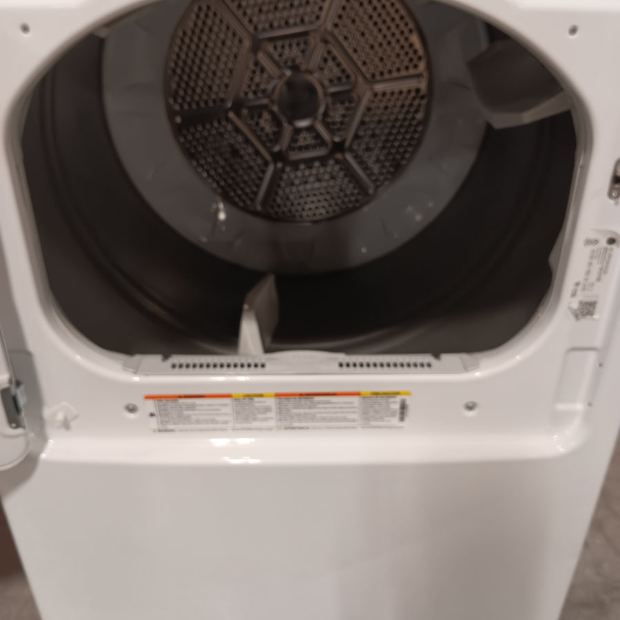GE White Top Load 4.0 Cu. Ft. Capacity Washer with Stainless Steel Wash Basket GTW325ASWWW - Open Box and GE White Electric Aluminized Alloy Drum 7.2 Cu. Ft. Dryer with Sensor Dry and Extended Tumble 16234 - GTD45EASJWS - Certified Refurbished
