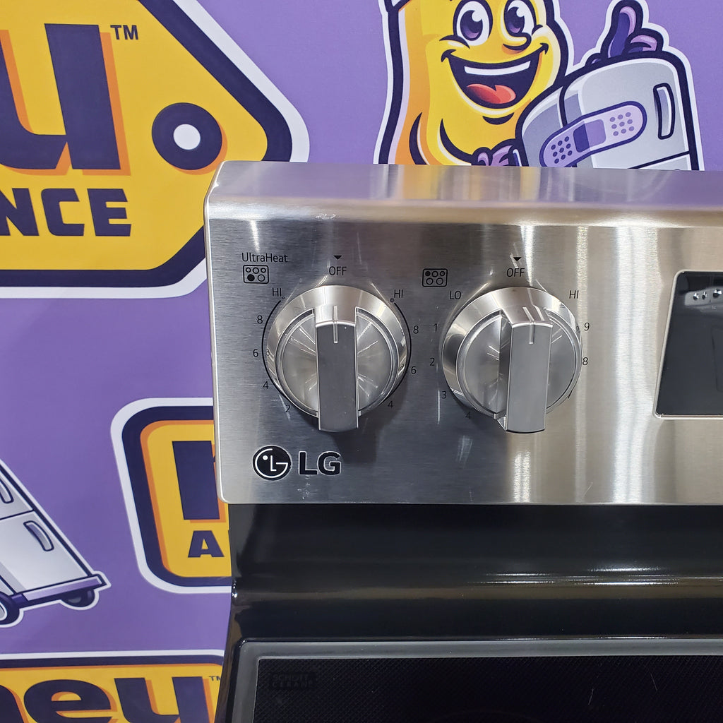 Pictures of LG Stainless Steel 6.3 cu ft. Smart Wi-Fi Enabled Electric Range with EasyClean 17SD1 - LREL6321S - Scratch & Dent (Minor) - Neu Appliance Outlet - Discount Appliance Outlet in Austin, Tx