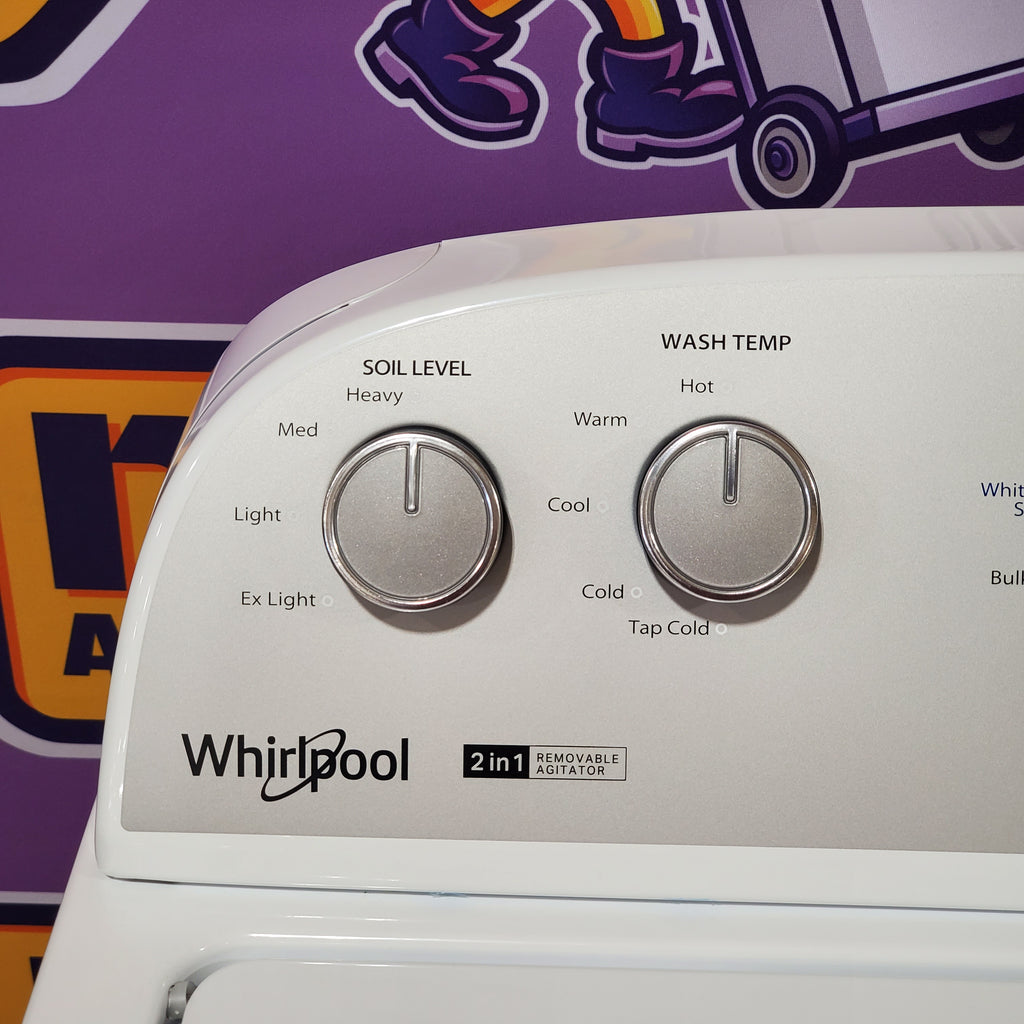 Pictures of Whirlpool Top Load 3.8 Cu. Ft. Washer with 2 in 1 Removable Agitator in White WTW4957PW - Open Box - Neu Appliance Outlet - Discount Appliance Outlet in Austin, Tx