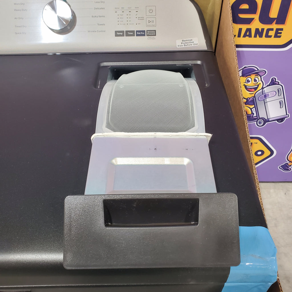Pictures of Maytag Volcano Black Top Load 4.7 Cu. Ft. Pet Pro Washer with Built-In Faucet MVW6500MBK - Scratch & Dent (Moderate) and Maytag Volcano Black Pet Pro 7.0 cu. ft. Electric Dryer with XL Lint Trap and Steam 15032 - MED6500MBK - New in Box - Neu Appliance Outlet - Discount Appliance Outlet in Austin, Tx