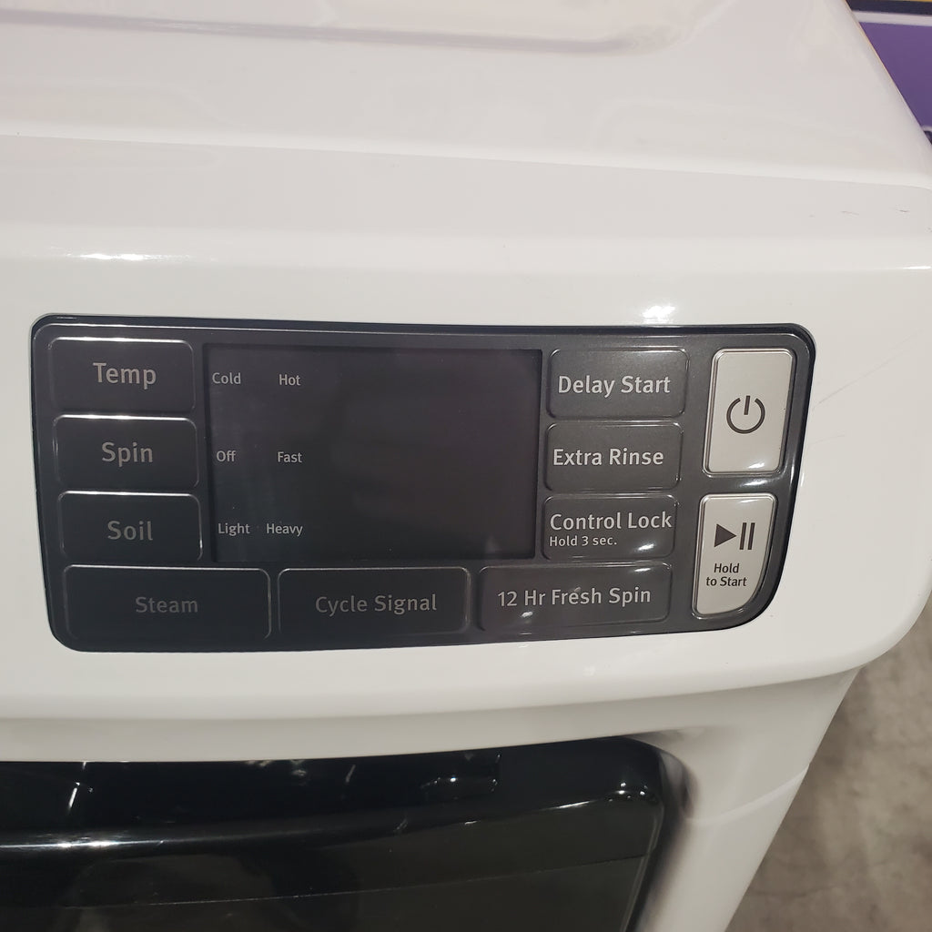 Pictures of Maytag 4.5 cu. ft. Front Load Washer with Extra Power and 12-Hr Fresh Spin™ Option MHW5630HW - Scratch & Dent (Minor) and Maytag Front Load 7.3 Cu. Ft. Electric Dryer with Extra Power and Quick Dry Cycle MED5630HW - Scratch & Dent (Minor) - Neu Appliance Outlet - Discount Appliance Outlet in Austin, Tx