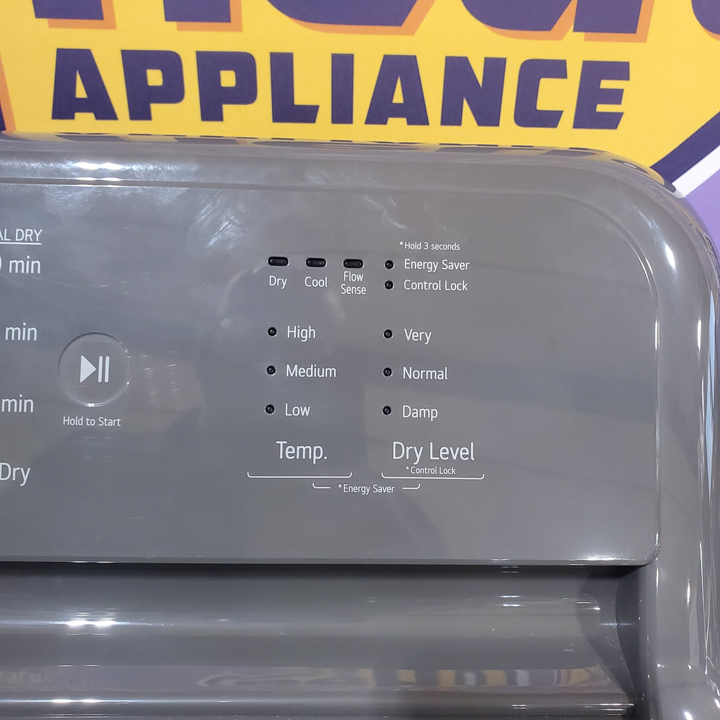 Pictures of LG 7.3 cu. ft. Ultra Large High Efficiency Electric Dryer in Monochrome Grey 21SD020 - DLE6100M - Open Box - Neu Appliance Outlet - Discount Appliance Outlet in Austin, Tx