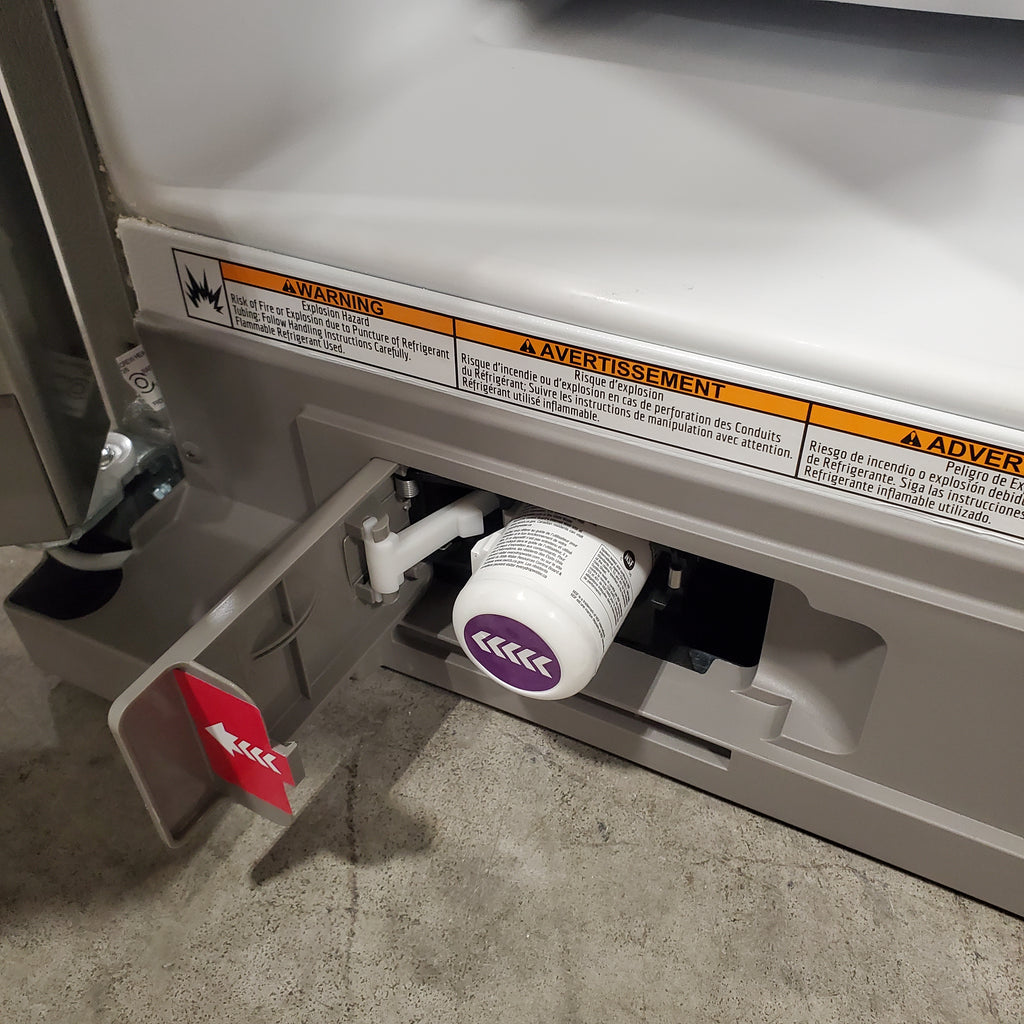 Pictures of Whirlpool 24 cu ft Capacity Side By Side Refrigerator with Ice and Water Dispenser in Fingerprint Resistant Stainless Steel 3SD762 - WRS315SDHZ - Open Box - Neu Appliance Outlet - Discount Appliance Outlet in Austin, Tx