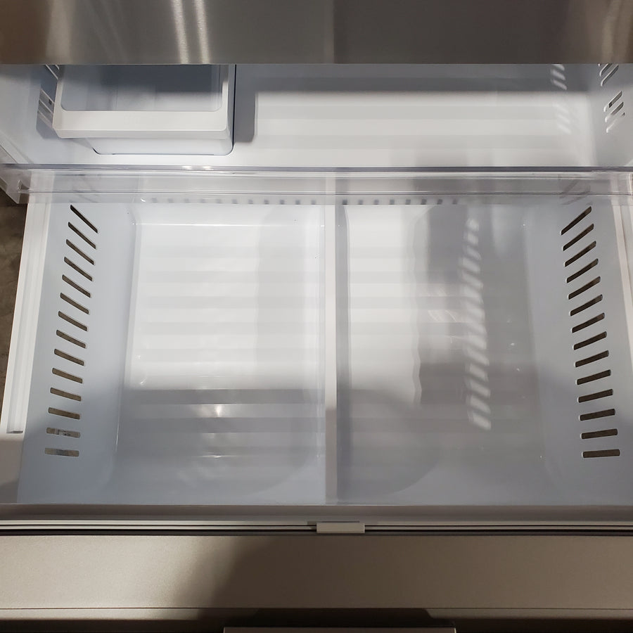 LG 29 cu. ft. Smart Standard-Depth MAX™ 4-Door French Door Refrigerator with Full-Convert Drawer™ in Print Proof Stainless Steel 25138SD757 - LF29H8330S - Scratch & Dent (Moderate)
