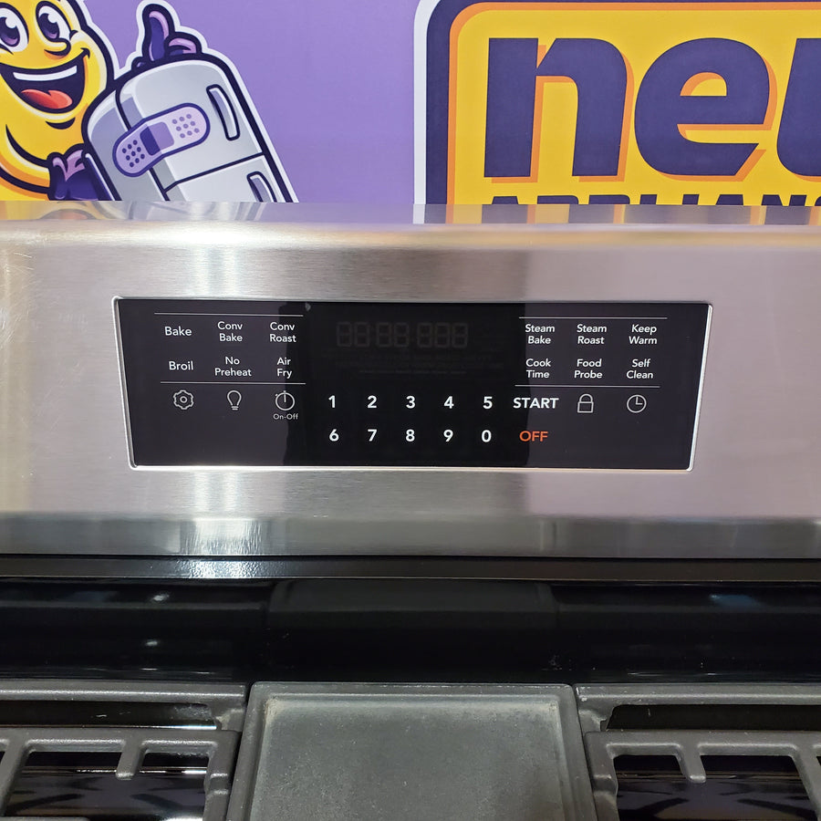Frigidaire Gallery 6 cu. ft. 5 Burner Slide-In Gas Range with Total Convection and Air Fry, Smudge Proof Stainless Steel 20534SD700 - GCRG3060BF - Scratch & Dent (Moderate)