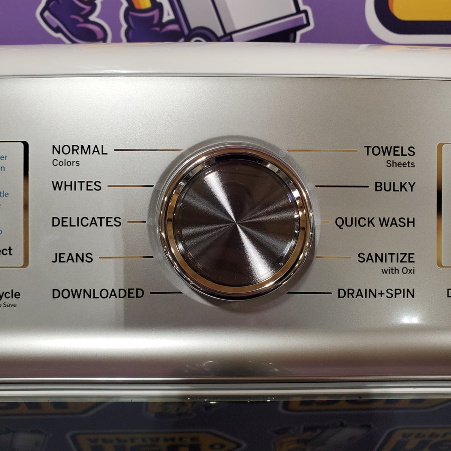 GE Profile 5.0 cu. ft. High-Efficiency ENERGY STAR Smart Top Load Washer in White with Microban Technology 22136SD365 - PTW600BSRWS - Scratch & Dent (Moderate)