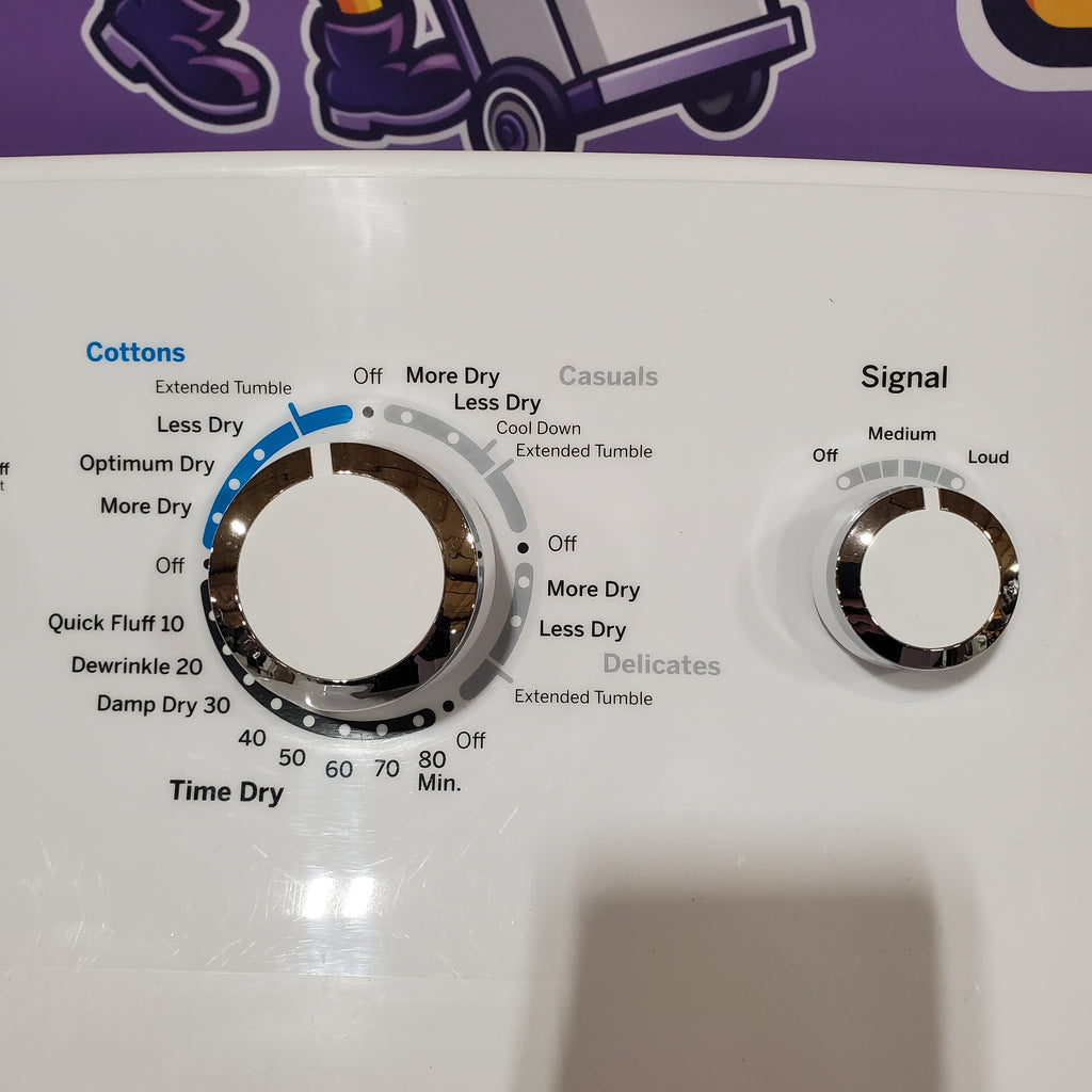 Pictures of GE White Top Load 4.0 Cu. Ft. Capacity Washer with Stainless Steel Wash Basket GTW325ASWWW - New in Box and GE White Electric 7.2 Cu. Ft. Dryer with Aluminized Alloy Drum 16207 - GTD42EASJWW - Certified Refurbished - Neu Appliance Outlet - Discount Appliance Outlet in Austin, Tx