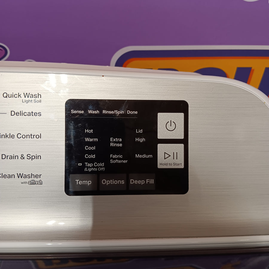 Maytag Top Load 4.8 cu ft Washer with Deep Fill and Slow-Close Glass Lid MVW6200KW - Scratch & Dent (Major) and Maytag 7.0 cu. ft Top Load Gas Dryer with Moisture Sensing 16192 - MGD6200KW - Scratch and Dent (Moderate)