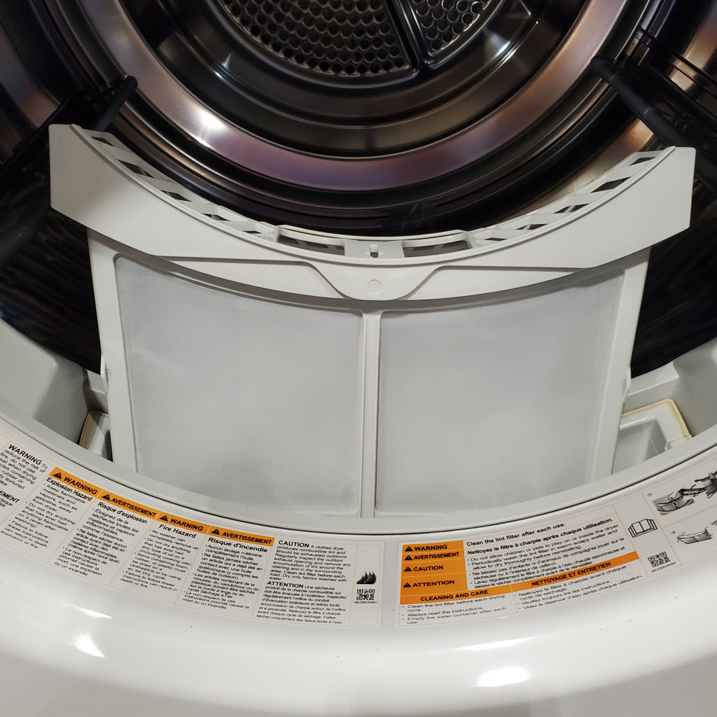 Pictures of LG 24" Wide 4.2 cu.ft. Smart wi-fi Enabled Compact Front Load Dryer with Dual Inverter HeatPump™ Technology 31133SD70 - DLHC1455W - Scratch & Dent (Minor) - Neu Appliance Outlet - Discount Appliance Outlet in Austin, Tx