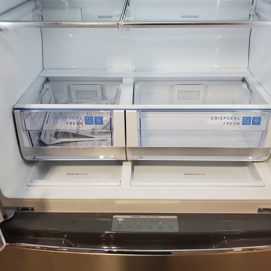 Frigidaire Gallery 22 Cu. Ft. 4-Door Counter-depth French Door Refrigerator with Ice Maker (Fingerprint Resistant Stainless Steel) ENERGY STAR GRMC2273CF - Scratch & Dent (Moderate)