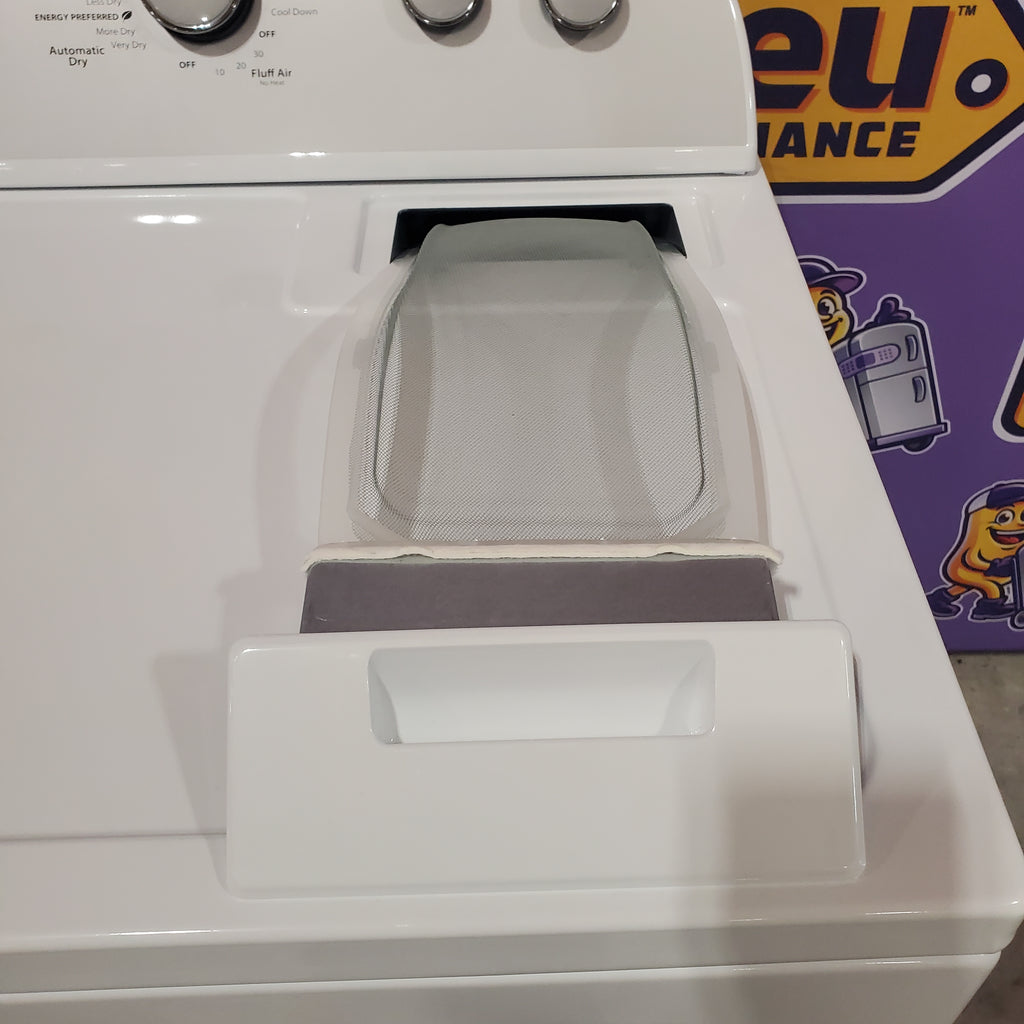 Pictures of Whirlpool Top Load 3.5 Cu. Ft. Washer with Deep Water Wash Option WTW4816FW - Open Box and Whirlpool Vented 7.0 Cu. Ft. Electric Dryer 16110 - WED4815EW - Open Box - Neu Appliance Outlet - Discount Appliance Outlet in Austin, Tx