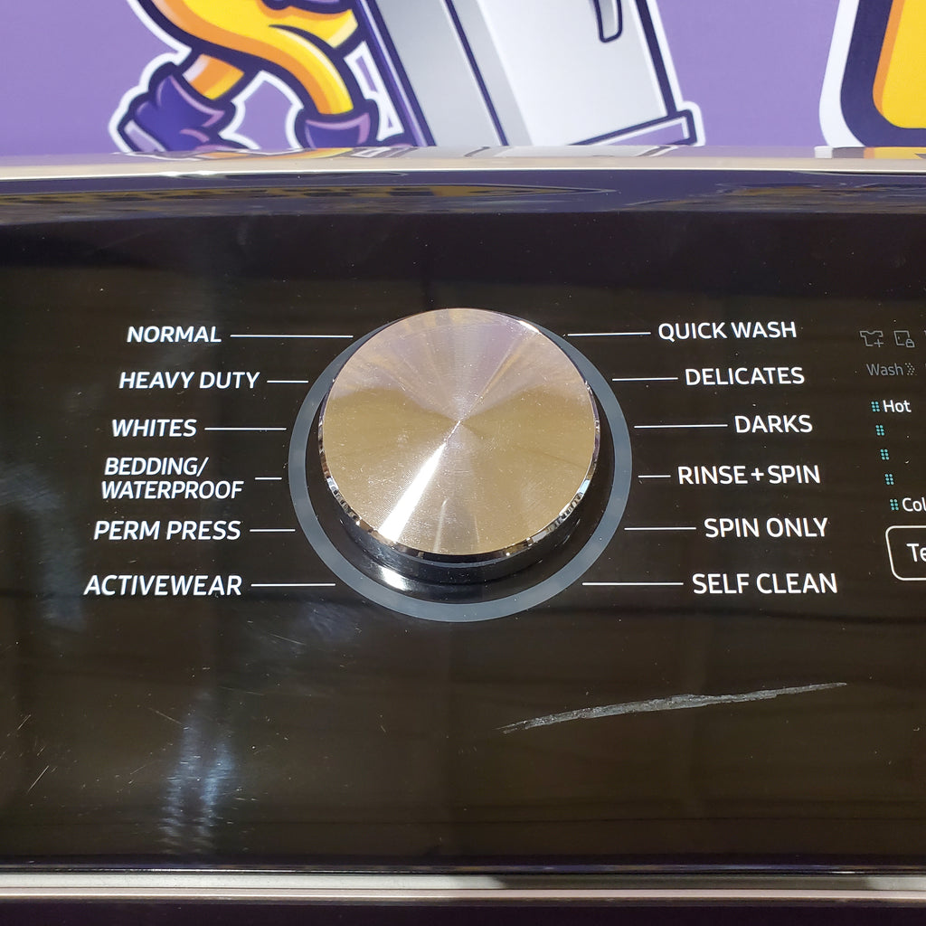 Pictures of Samsung 5.0 cu. ft. High Efficiency Top Load Washer with Active WaterJet in Champagne 1CR03095 - WA50T5300AC - Certified Refurbished - Neu Appliance Outlet - Discount Appliance Outlet in Austin, Tx