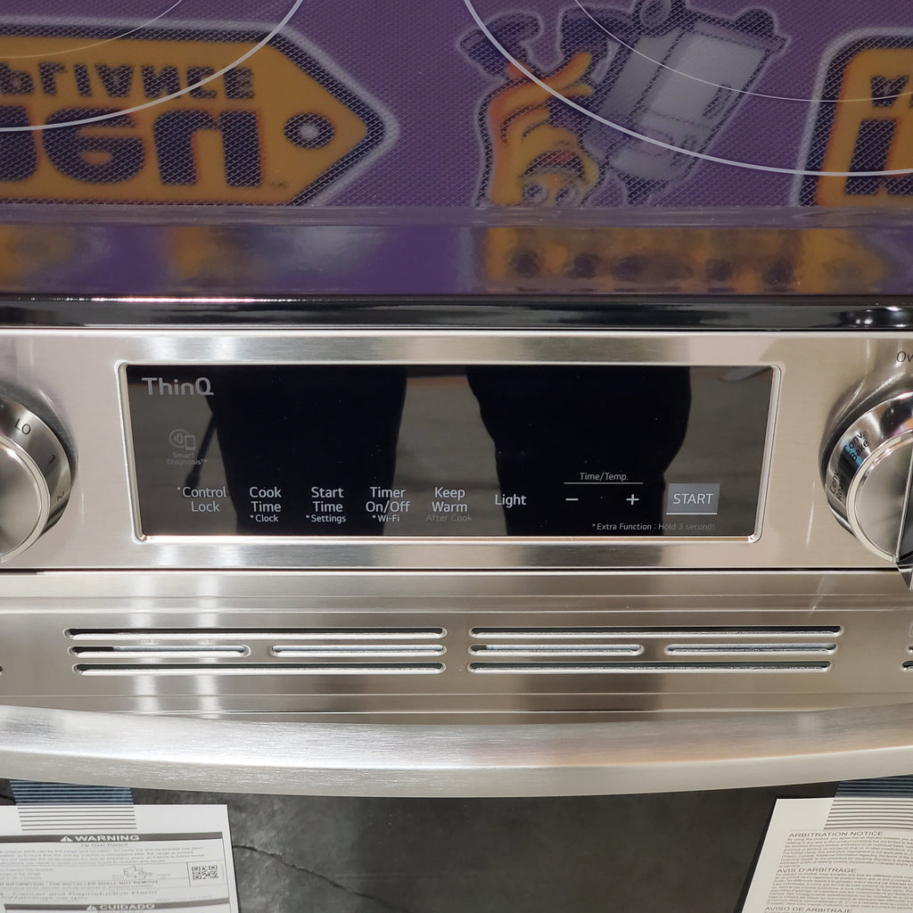 Pictures of LG 6.3 cu. ft. Smart Wi-Fi Enabled Fan Convection Electric Slide-in Range with Air Fry & EasyClean® 3SD697 - LSEL6333F - Open Box - Neu Appliance Outlet - Discount Appliance Outlet in Austin, Tx