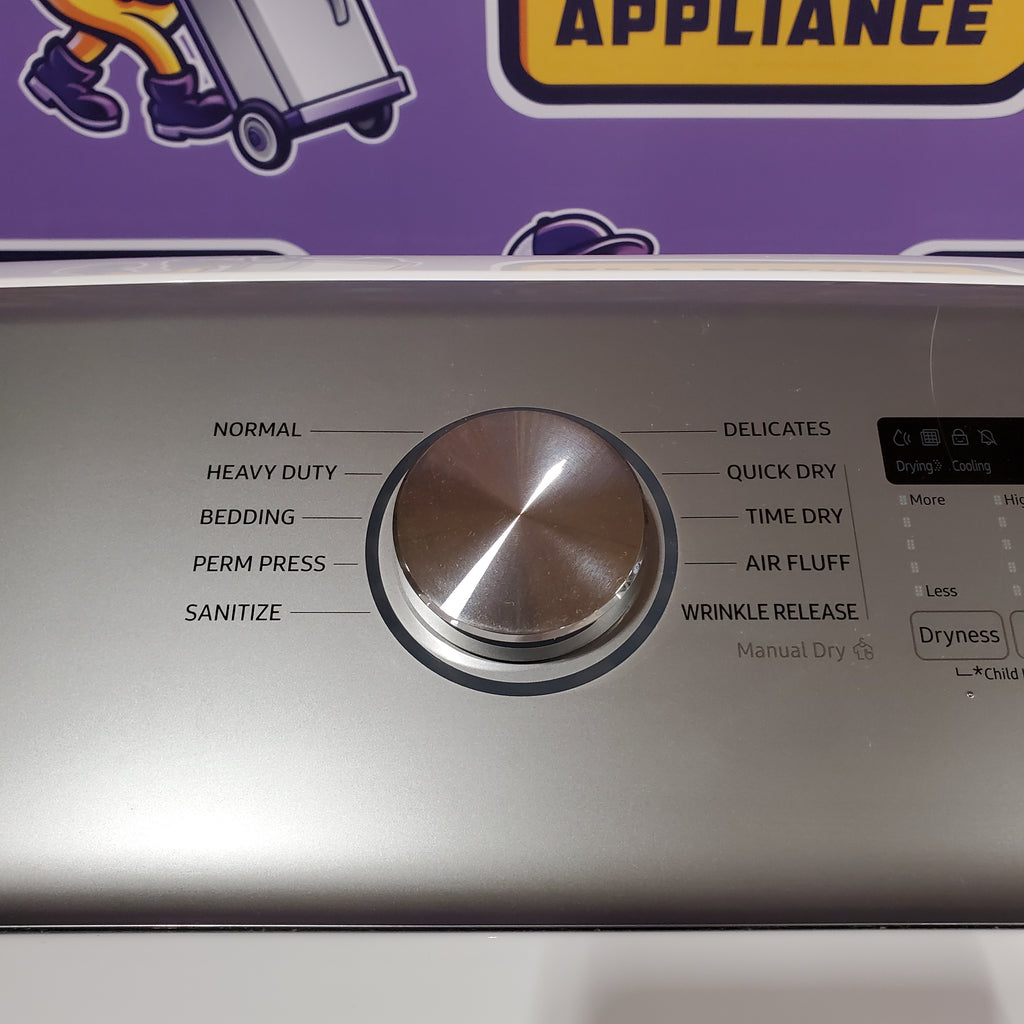 Pictures of Samsung White Extra Large 7.4 Cu. Ft. Capacity with Sensor Dry 05CR066 - DVE50R5200W - Certified Refurbished - Neu Appliance Outlet - Discount Appliance Outlet in Austin, Tx