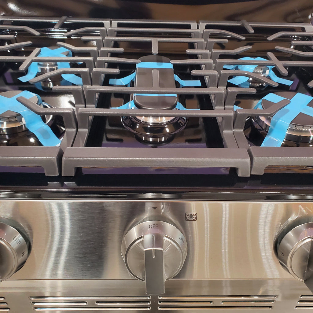 LG 5.8 cu. ft. Smart Wi-Fi Enabled Fan Convection Gas Range with Air Fry & EasyClean® 21SD026 - LRGL5823S - Scratch & Dent (Minor)