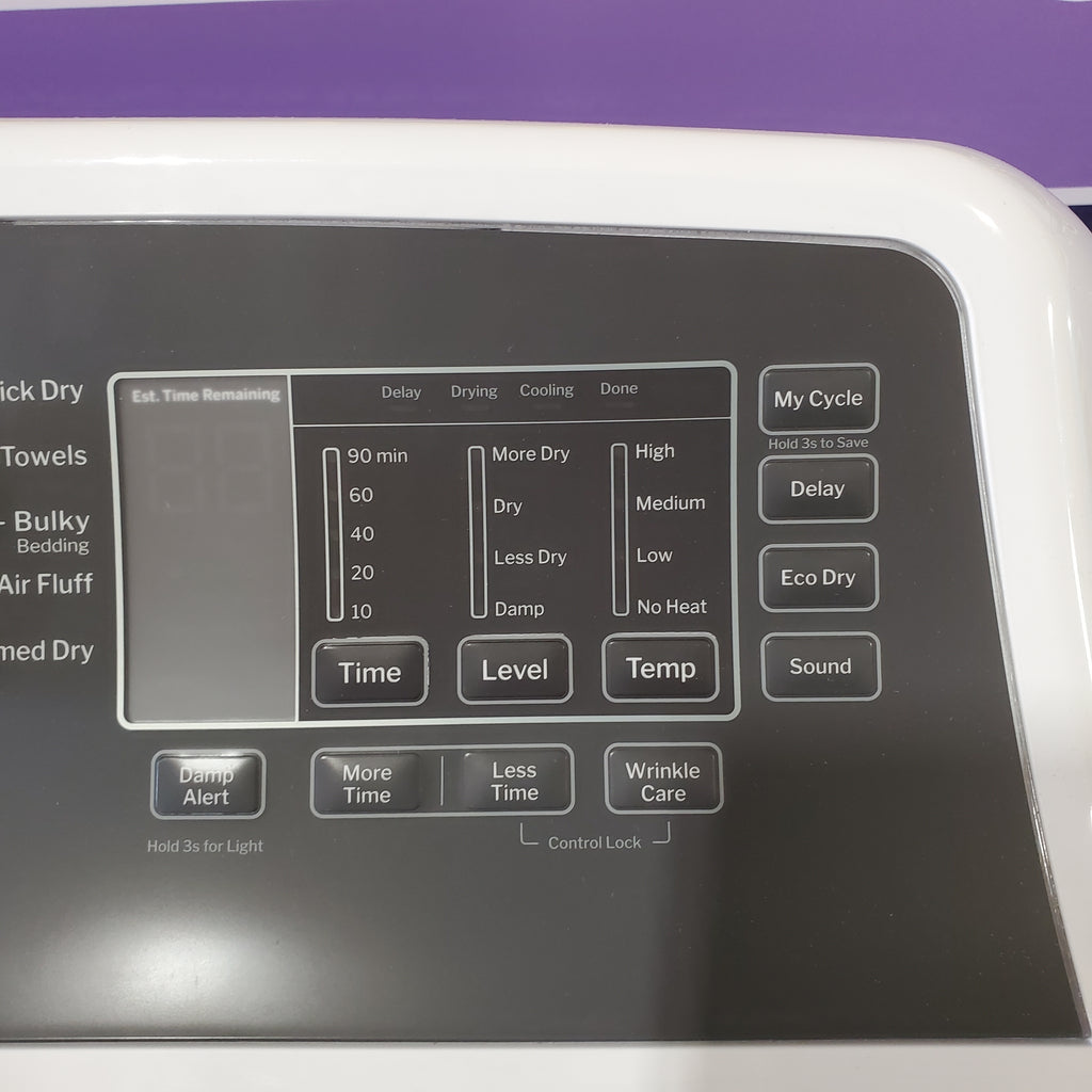 Pictures of GE White Electric 7.4 Cu. Ft. Dryer with Up to 120 FT. Venting and Sensor Dry GTD58EBSVWS - Scratch and Dent (Minor) - Neu Appliance Outlet - Discount Appliance Outlet in Austin, Tx