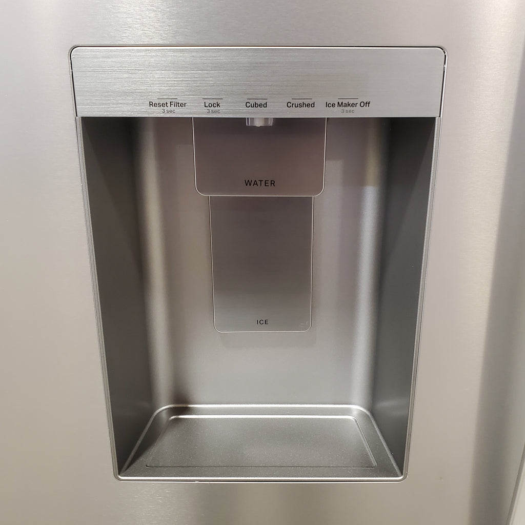 Pictures of Whirlpool French Door Refrigerator in Fingerprint Resistant Stainless Finish with In-Door Water and Ice Maker - 30 cu. ft. 22134SD229 - WRFF3536SZ - Scratch & Dent (Moderate) - Neu Appliance Outlet - Discount Appliance Outlet in Austin, Tx