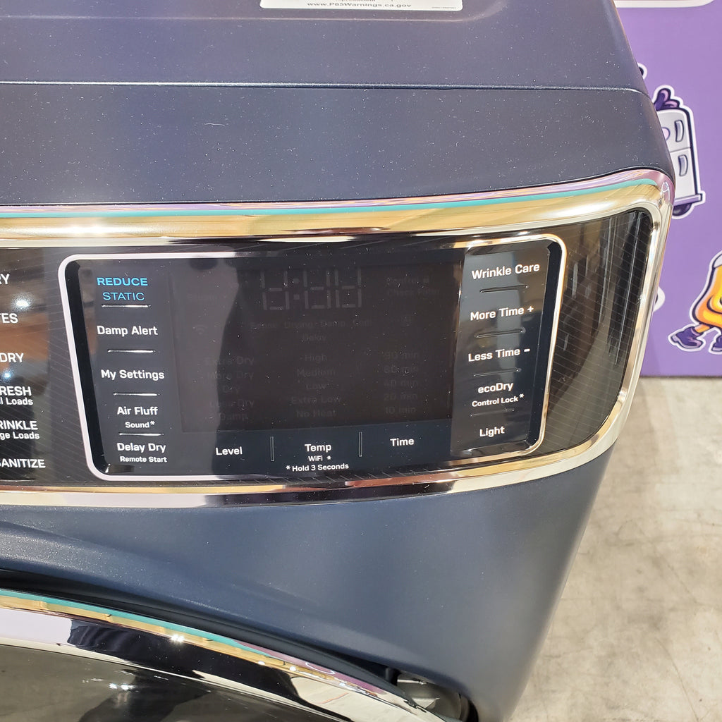 Pictures of GE Profile 5.3 cu. ft. Smart Front Load Washer with Microban Technology PFW870SPVRS - Open Box and GE Profile Smart Front Load Electric 7.8 Cu. Ft. Capacity Dryer with Steam and Sanitize Cycle 16133 - PFD87ESPVRS - New in Box - Neu Appliance Outlet - Discount Appliance Outlet in Austin, Tx