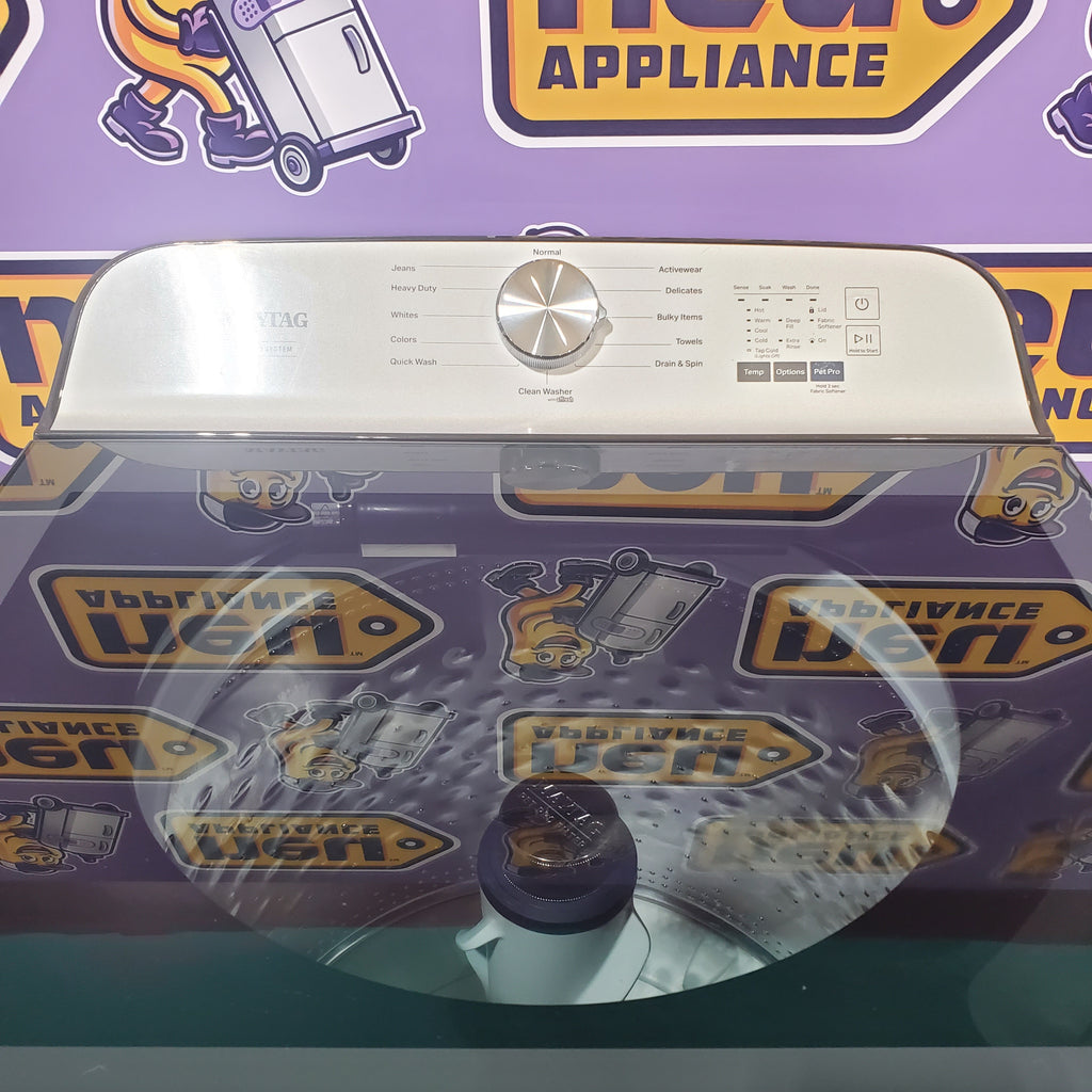 Pictures of Maytag Volcano Black Top Load 4.7 Cu. Ft. Pet Pro Washer with Built-In Faucet MVW6500MBK - Certified Refurbished - Neu Appliance Outlet - Discount Appliance Outlet in Austin, Tx