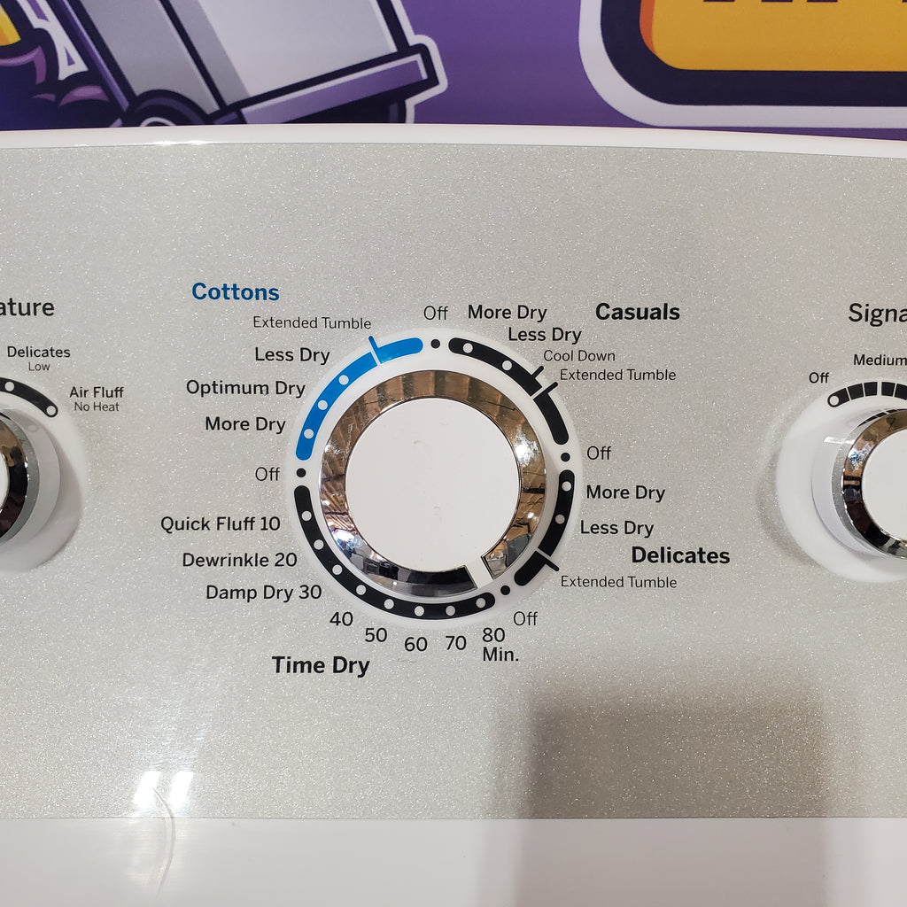 Pictures of GE White Electric 7.2 Cu. Ft. Dryer with Aluminized Alloy Drum GTD42EASJWW - Scratch and Dent (Minor) - Neu Appliance Outlet - Discount Appliance Outlet in Austin, Tx