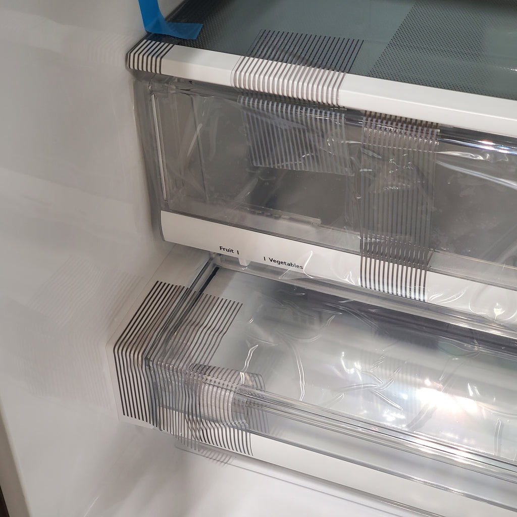 LG 27.8-cu ft 4-Door French Door Refrigerator with Dual Ice Maker in Fingerprint Resistant Steel 5SD197 - LRMXS2806S - Open Box