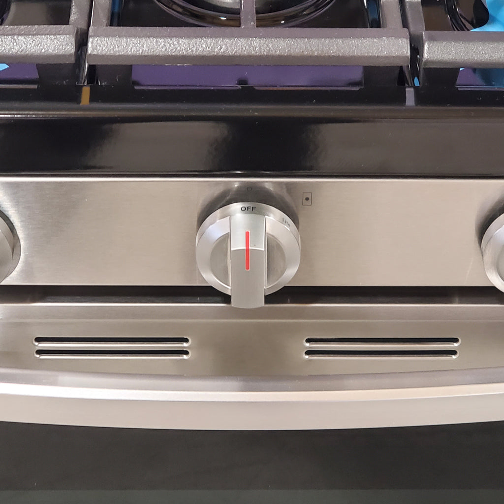 Pictures of Samsung Smart Freestanding Gas 6.0 Cu. Ft. Range with No Preheat Are Fry and Convection in Stainless Steel NX60A6511SS - Open Box - Neu Appliance Outlet - Discount Appliance Outlet in Austin, Tx