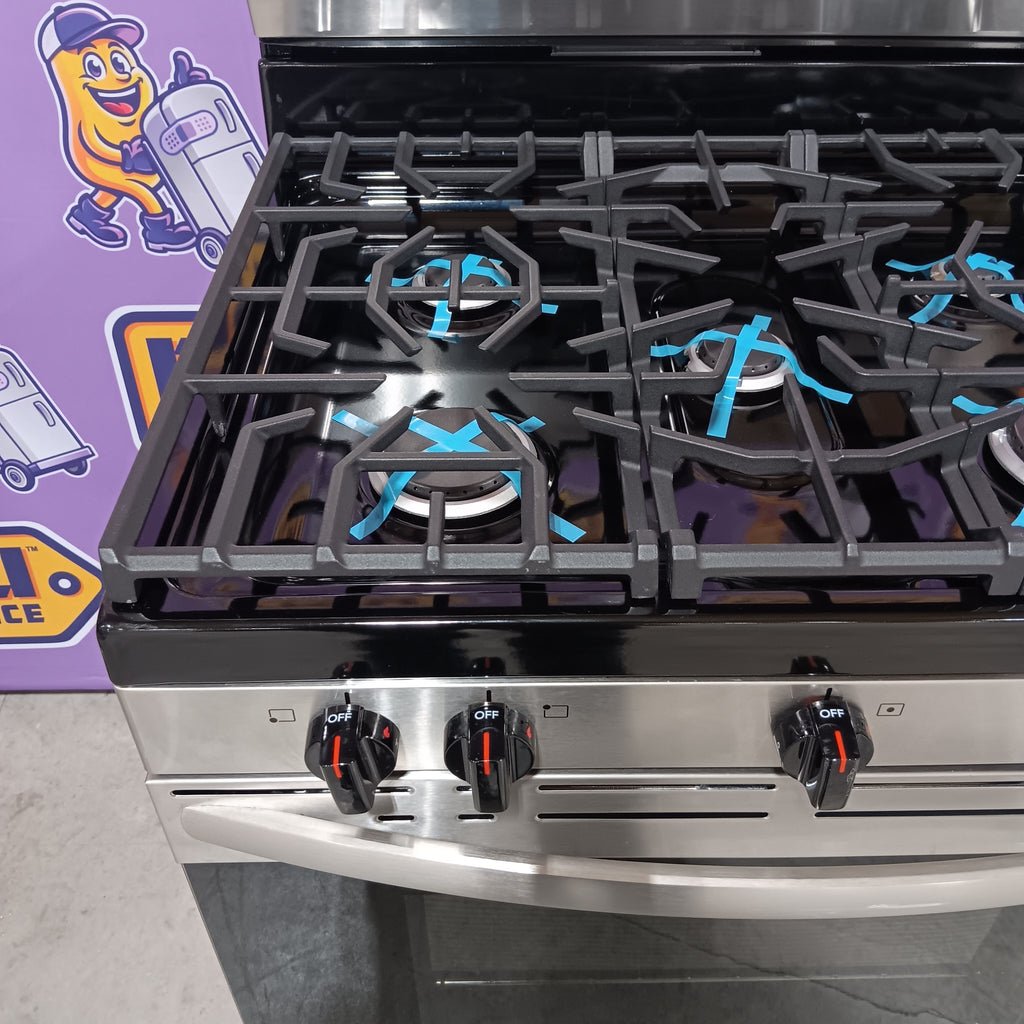 Pictures of Frigidaire 5 Burner Gas Range with Even Baking Technology in Stainless Steel 25CR176 - FCRG3052BS - Scratch & Dent (Minor) - Neu Appliance Outlet - Discount Appliance Outlet in Austin, Tx