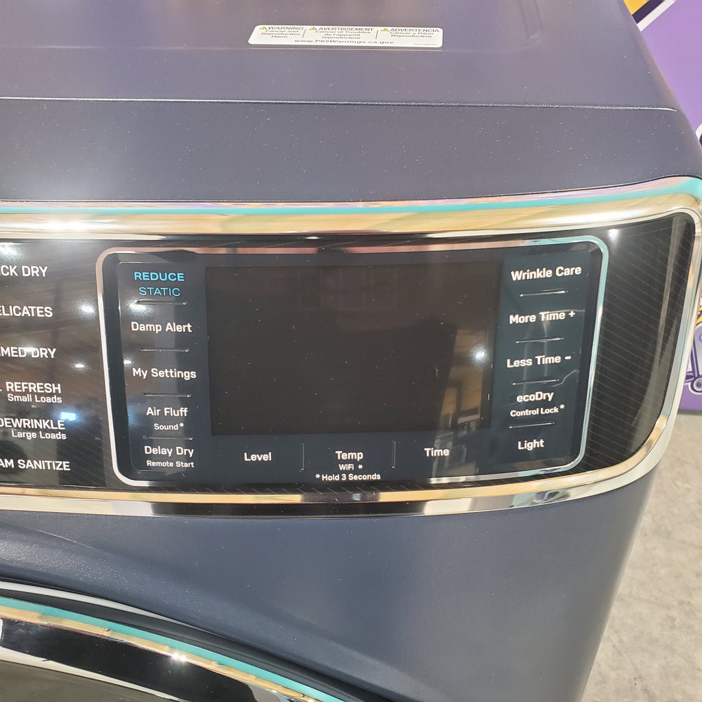 Pictures of GE Profile Smart Front Load Electric 7.8 Cu. Ft. Capacity Dryer with Steam and Sanitize Cycle PFD87ESPVRS - Open Box - Neu Appliance Outlet - Discount Appliance Outlet in Austin, Tx