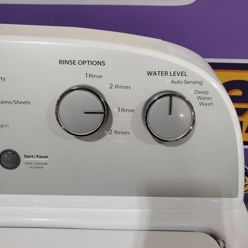 Pictures of Whirlpool 3.5 cu. ft. High Efficiency Top Load Washing Machine with Deep Water Wash 24SD030 - WTW4816FW - Scratch & Dent (Minor) - Neu Appliance Outlet - Discount Appliance Outlet in Austin, Tx