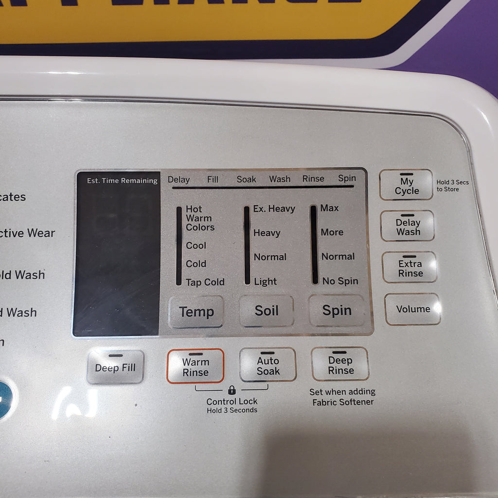 Pictures of GE ENERGY STAR® 4.5 cu. ft. Capacity Washer with Stainless Steel Basket GTW685BSLWS - Certified Refurbished - Neu Appliance Outlet - Discount Appliance Outlet in Austin, Tx