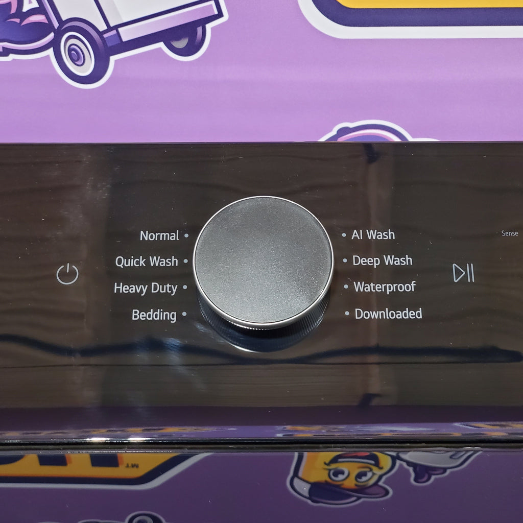 Pictures of LG 5.5 cu. ft. Mega Capacity Top Load Washer with Impeller in Alpine White WT8400CW - Open Box and LG Energy Star Certified 7.3 cu. ft. Ultra Large Capacity Rear Control Electric Dryer with LG EasyLoad™ Door and AI Sensing 15023 - DLE8400WE - New in Box - Neu Appliance Outlet - Discount Appliance Outlet in Austin, Tx