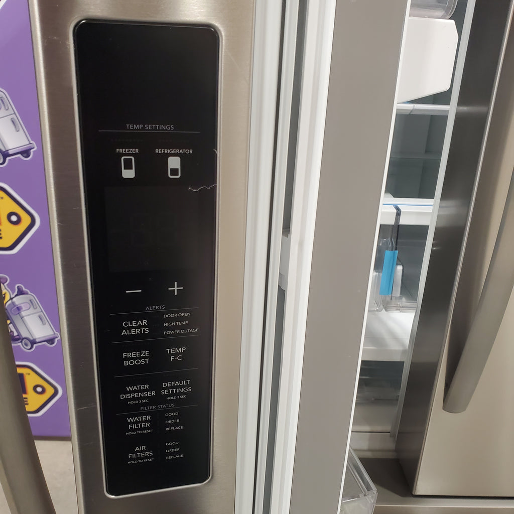 Frigidaire 29 Cu. Ft. Standard-Depth French Door Refrigerator in Stainless Steel 20SD007 - FRFN2813AF - Scratch & Dent (Minor)