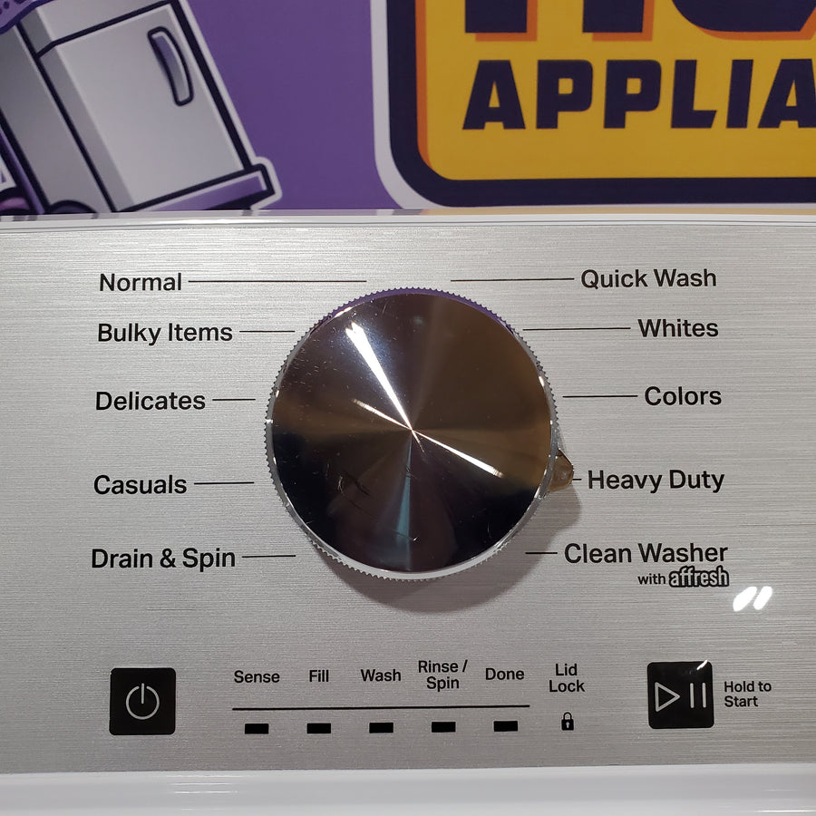 Maytag 4.5 cu. ft. Capacity Top Load Washer with Power™ Agitator and Deep Fill MVW4505MW - Open Box and Maytag 7.0 cu. ft. Capacity Top Load Electric Wrinkle Prevent Dryer 16246 - MED4500MW - Open Box