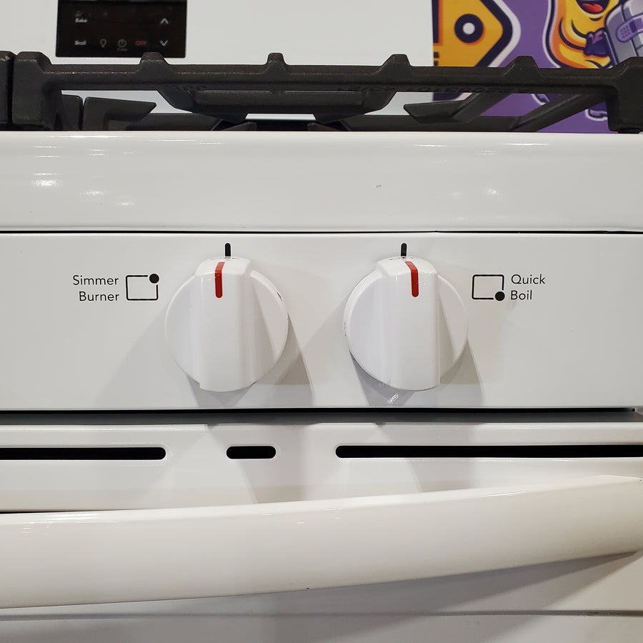 Frigidaire 5 Burner Gas Range with Even Baking Technology in White FCRG3052BW - Scratch & Dent (Minor)