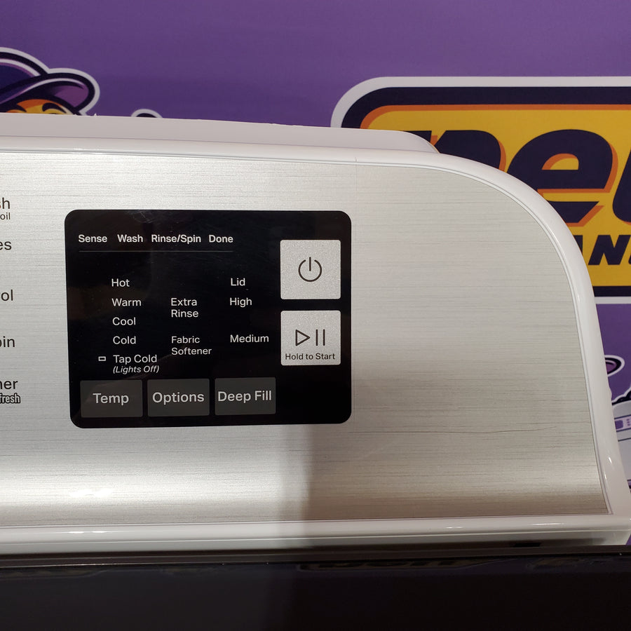Maytag Top Load 4.8 cu ft Washer with Deep Fill and Slow-Close Glass Lid MVW6200KW - Scratch & Dent (Moderate) and Maytag 7.0 cu. ft Top Load Gas Dryer with Moisture Sensing 16222 - MGD6200KW - Scratch and Dent (Major)