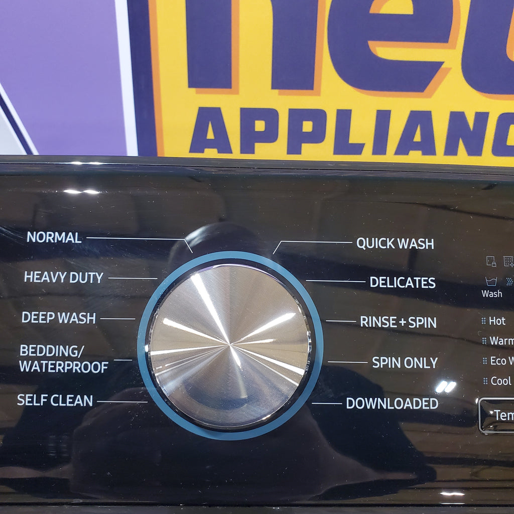 Pictures of Samsung 4.7 cu. ft. Large Capacity Smart Top Load Washer with Active WaterJet in Brushed Black WA47CG3500AVA4 - Scratch & Dent (Minor) - Neu Appliance Outlet - Discount Appliance Outlet in Austin, Tx