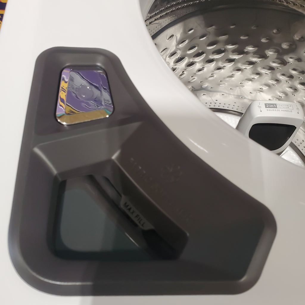 Pictures of Whirlpool 5.2 - 5.3 cu. ft. Top Load Washer with 2 in 1 Removable Agitator and Load & Go™ Dispenser WTW8127LW - Scratch & Dent (Moderate) - Neu Appliance Outlet - Discount Appliance Outlet in Austin, Tx