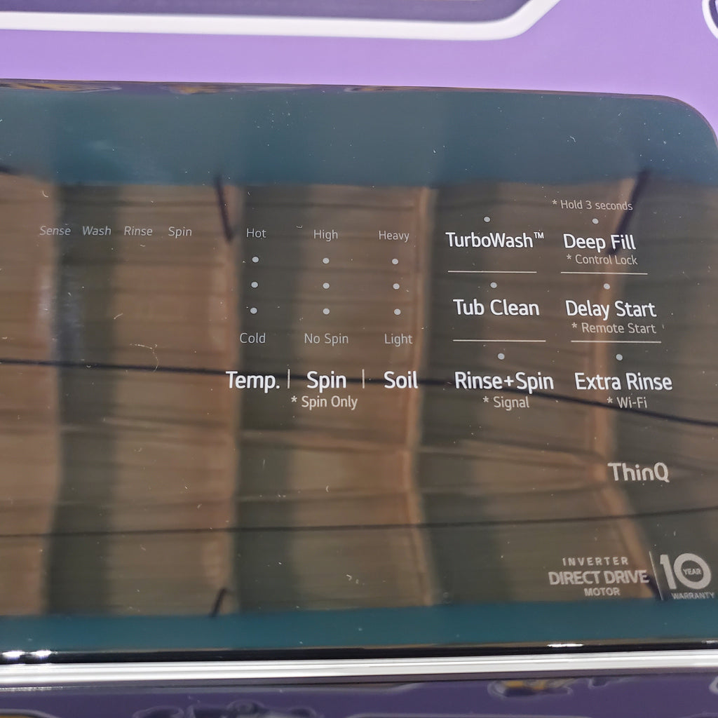 Pictures of LG 5.5 cu. ft. Mega Capacity Top Load Washer with Impeller in Alpine White WT8400CW - Open Box - Neu Appliance Outlet - Discount Appliance Outlet in Austin, Tx