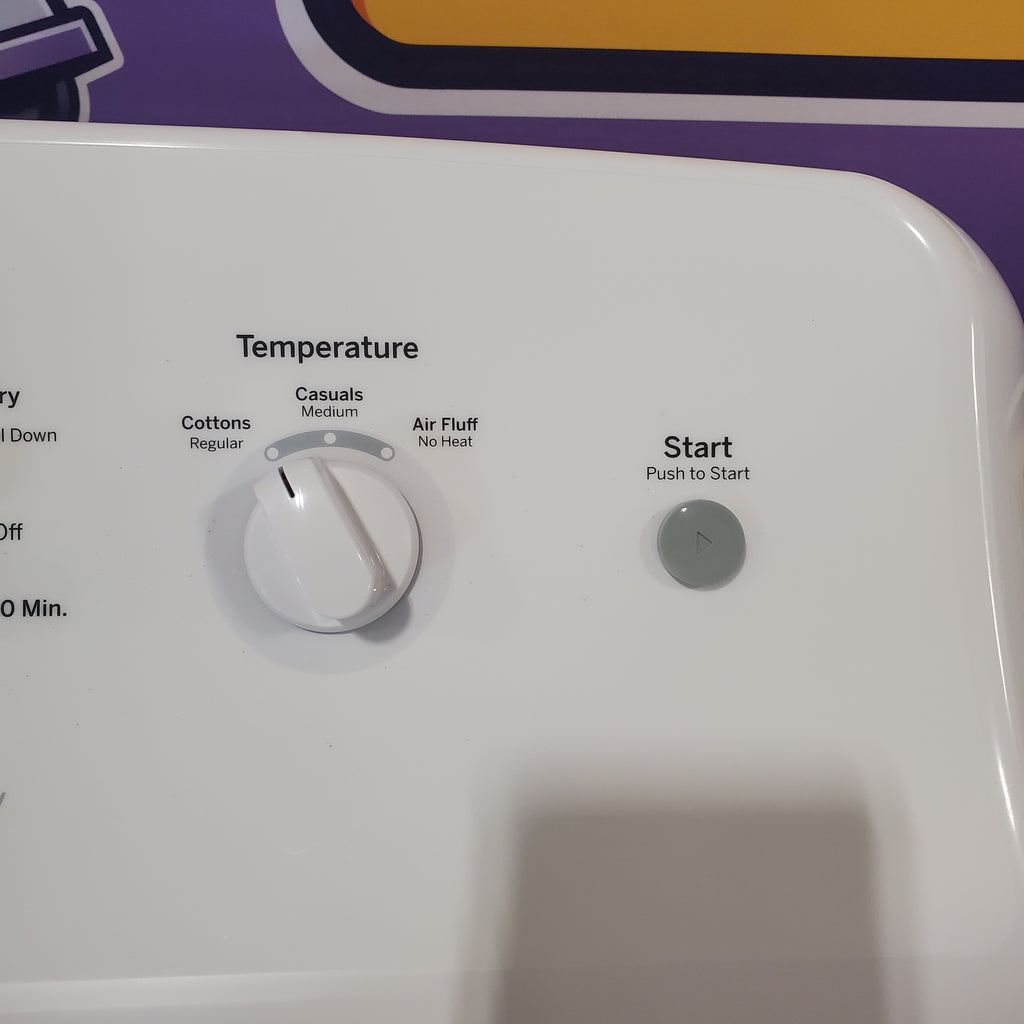 Pictures of GE 6.2 cu. ft. Capacity Electric Dryer with Up To 120 ft. Venting and Shallow Depth GTX22EASKWW - Certified Refurbished - Neu Appliance Outlet - Discount Appliance Outlet in Austin, Tx