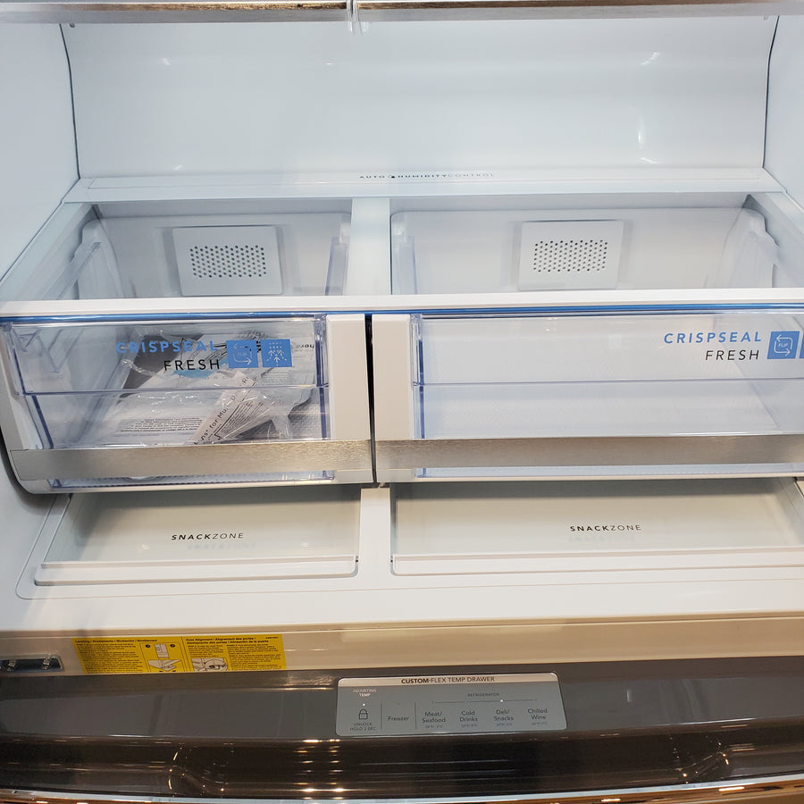 Frigidaire Gallery 22 Cu. Ft. 4-Door Counter-depth French Door Refrigerator with Ice Maker (Fingerprint Resistant Stainless Steel) ENERGY STAR GRMC2273CF - Scratch & Dent (Minor)