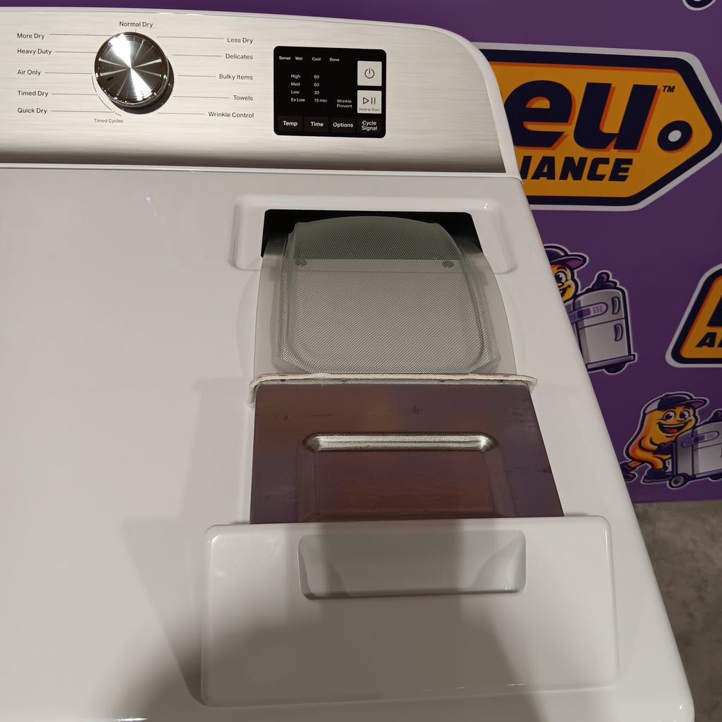 Pictures of Maytag Top Load 4.8 cu ft Washer with Deep Fill and Slow-Close Glass Lid MVW6200KW - Scratch & Dent (Minor) and Maytag 7.0 cu. ft Top Load Gas Dryer with Moisture Sensing 16154 - MGD6200KW - Scratch and Dent (Minor) - Neu Appliance Outlet - Discount Appliance Outlet in Austin, Tx