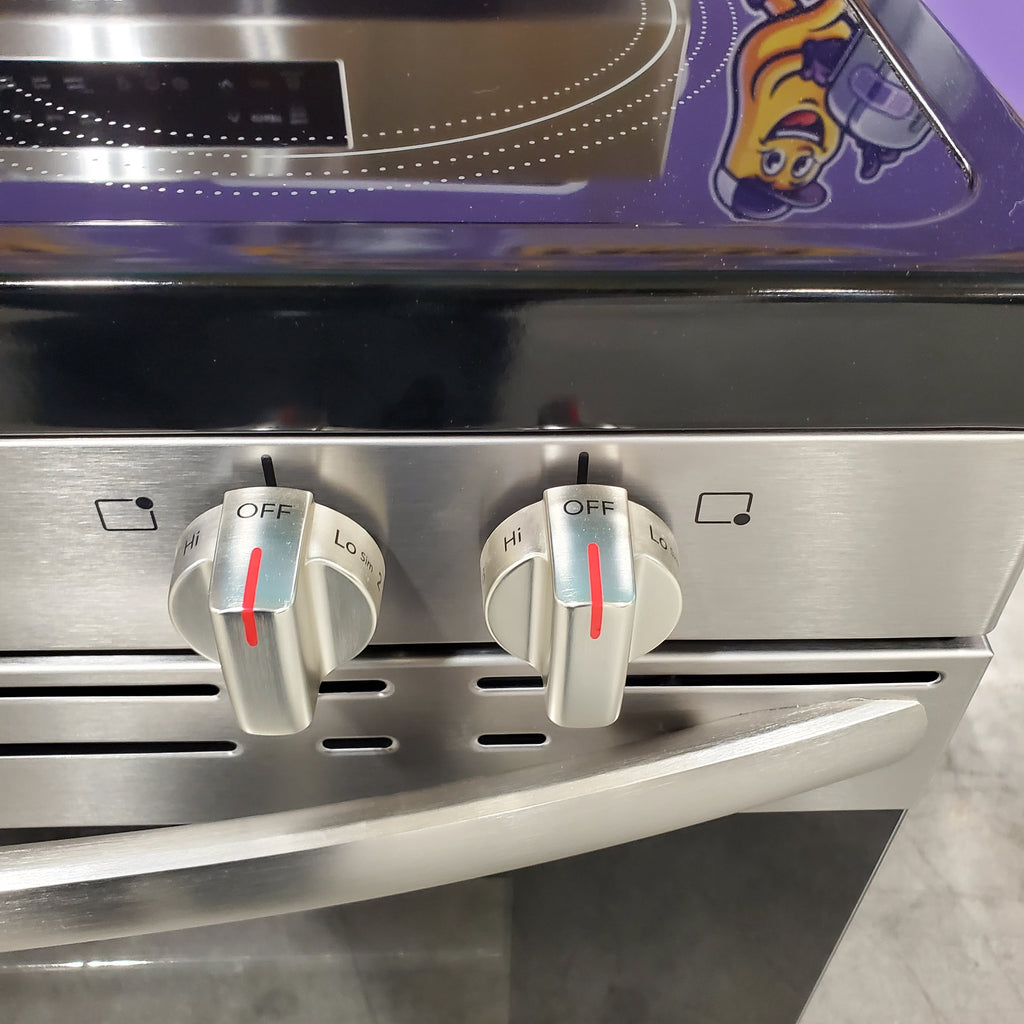 Pictures of Frigidaire Fingerprint Stainless Steel Electric 30 Inch 5 Burner Ranch with Even Temp Element and Even Baking Technology FCRE306LAF - Scratch and Dent (Minor) - Neu Appliance Outlet - Discount Appliance Outlet in Austin, Tx