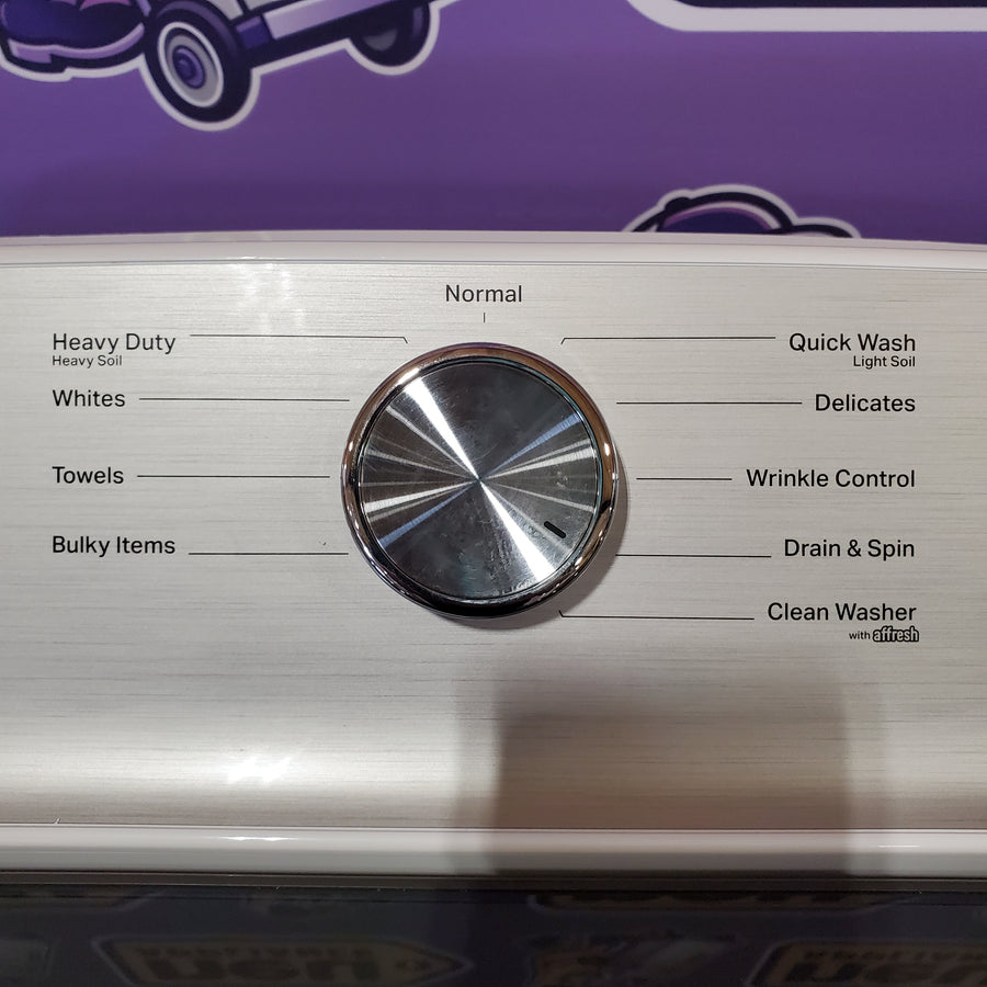 Maytag Top Load 4.8 cu ft Washer with Deep Fill and Slow-Close Glass Lid MVW6200KW - Scratch & Dent (Moderate) and Maytag 7.0 cu. ft Top Load Electric Dryer with Moisture Sensing 16227 - MGD6200KW - Scratch and Dent (Minor)