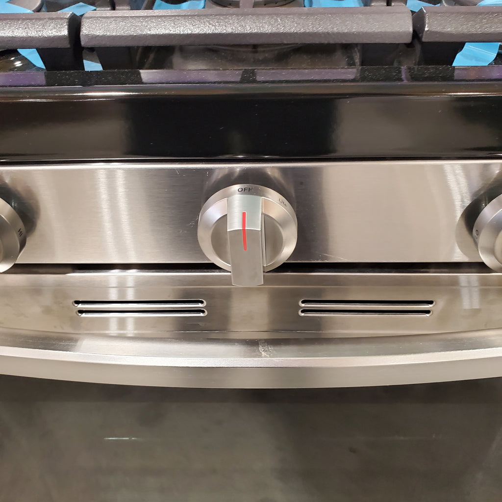 Pictures of Samsung Stainless Steel Smart Freestanding Gas 6.0 Cu. Ft. Range with No Preheat Are Fry and Convection NX60A6511SS - Open Box - Neu Appliance Outlet - Discount Appliance Outlet in Austin, Tx