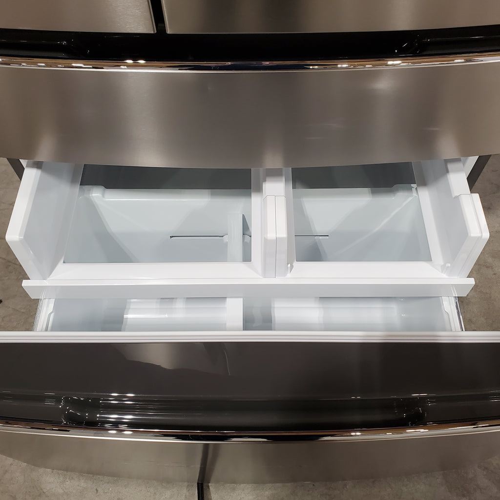 Pictures of Frigidaire Gallery 22 Cu. Ft. 4-Door Counter-depth French Door Refrigerator with Ice Maker (Fingerprint Resistant Stainless Steel) ENERGY STAR 20SD2 - GRMC2273CF - Scratch & Dent (Moderate) - Neu Appliance Outlet - Discount Appliance Outlet in Austin, Tx
