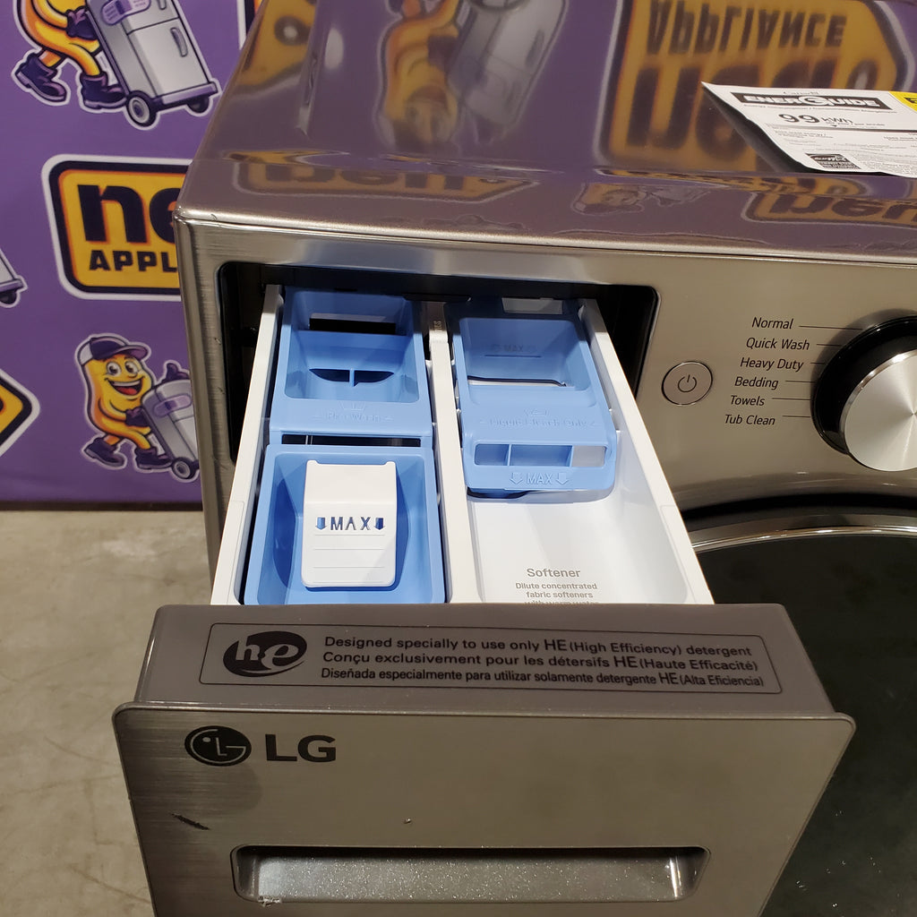 Pictures of LG 5.0 cu. ft. Mega Capacity Smart Front Load Washer with TurboWash® 360°, AI Sensing and Hybrid Electronic Controls with LCD Display 25CR179 - WM5800HVA - Scratch & Dent - Minor - Neu Appliance Outlet - Discount Appliance Outlet in Austin, Tx