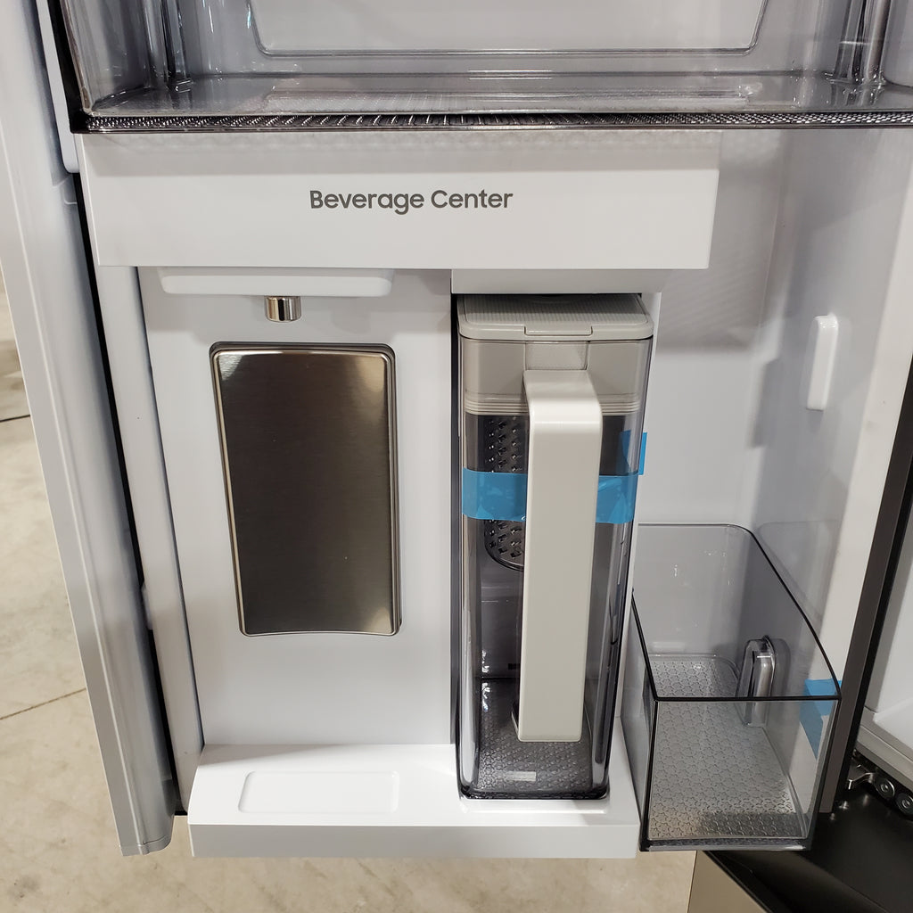 Pictures of Samsung Bespoke 23 cu. ft. Counter Depth 4-Door French Door Stainless Steel Refrigerator with Inner Beverage Center™ & FlexZone™ Drawer - 4SD431 - RF70F23DERAA - Neu Appliance Outlet - Discount Appliance Outlet in Austin, Tx