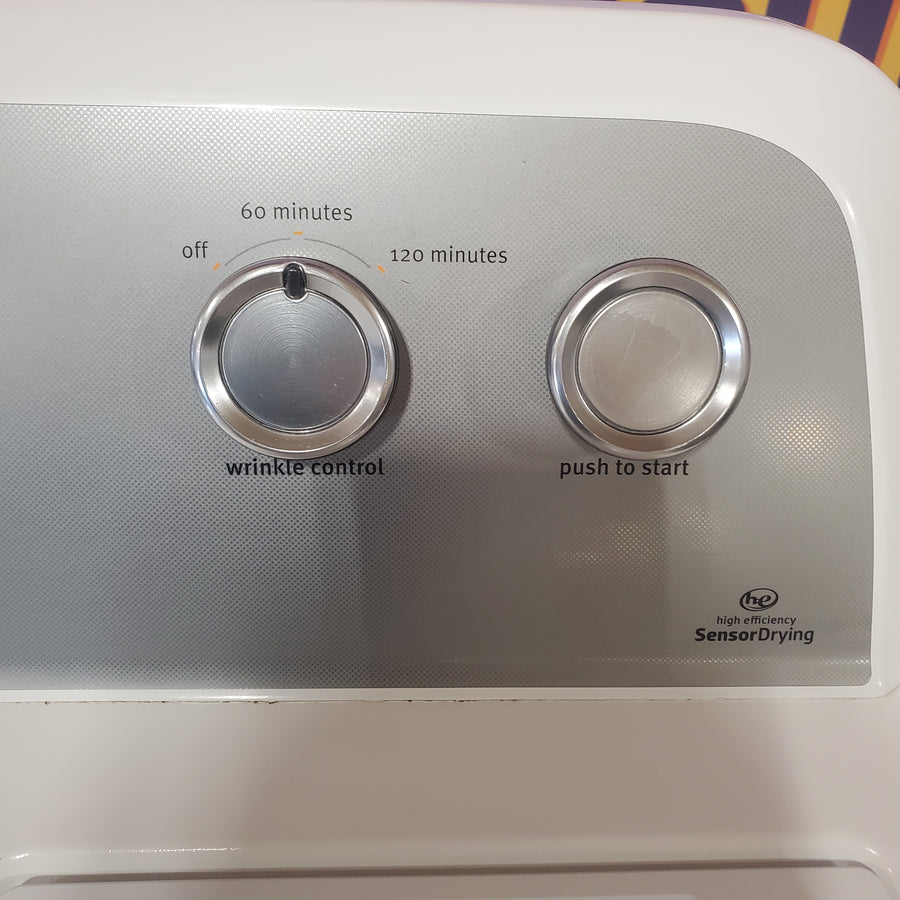 Maytag Extra Large Vented Electric Dryer in White MEDX655DW - Certified Refurbished